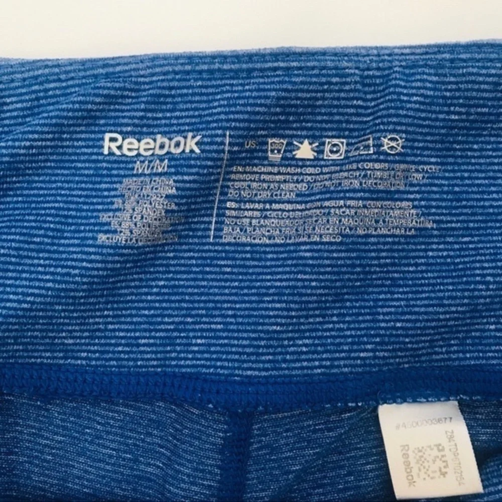 Reebok blue Capri leggings size M